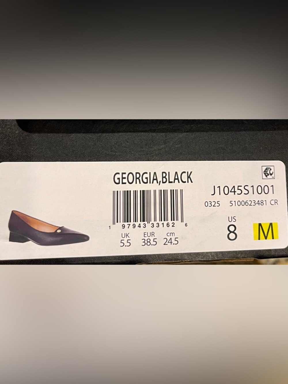 NIB NATURALIZER GEORGIA PUMP BLACK FAUX LEATHER WOMENS SIZE 8M - Picture 13 of 13